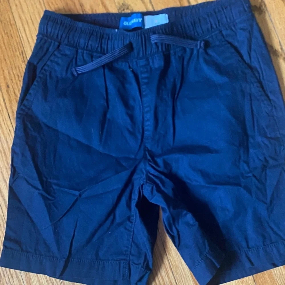 Old Navy Navy Blue Flat Front Shorts